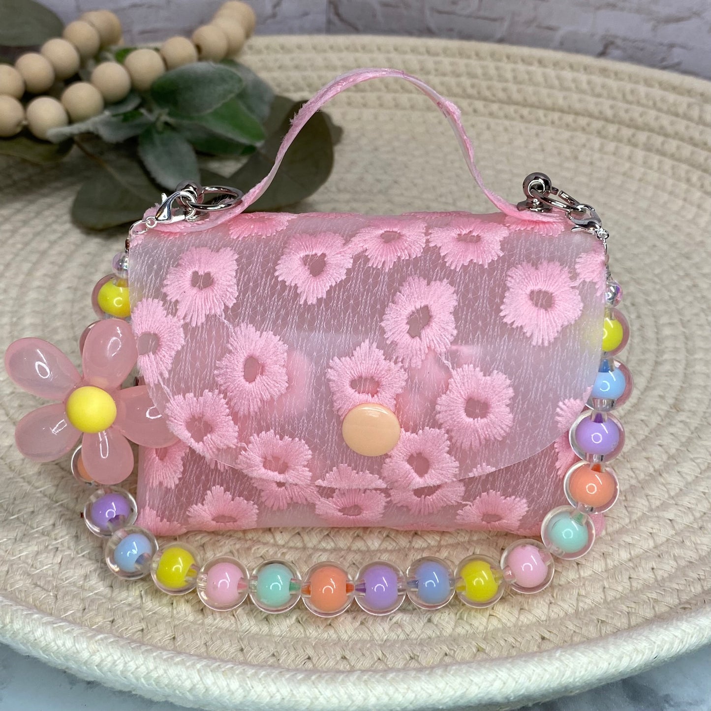 Darling Purse with Flowers