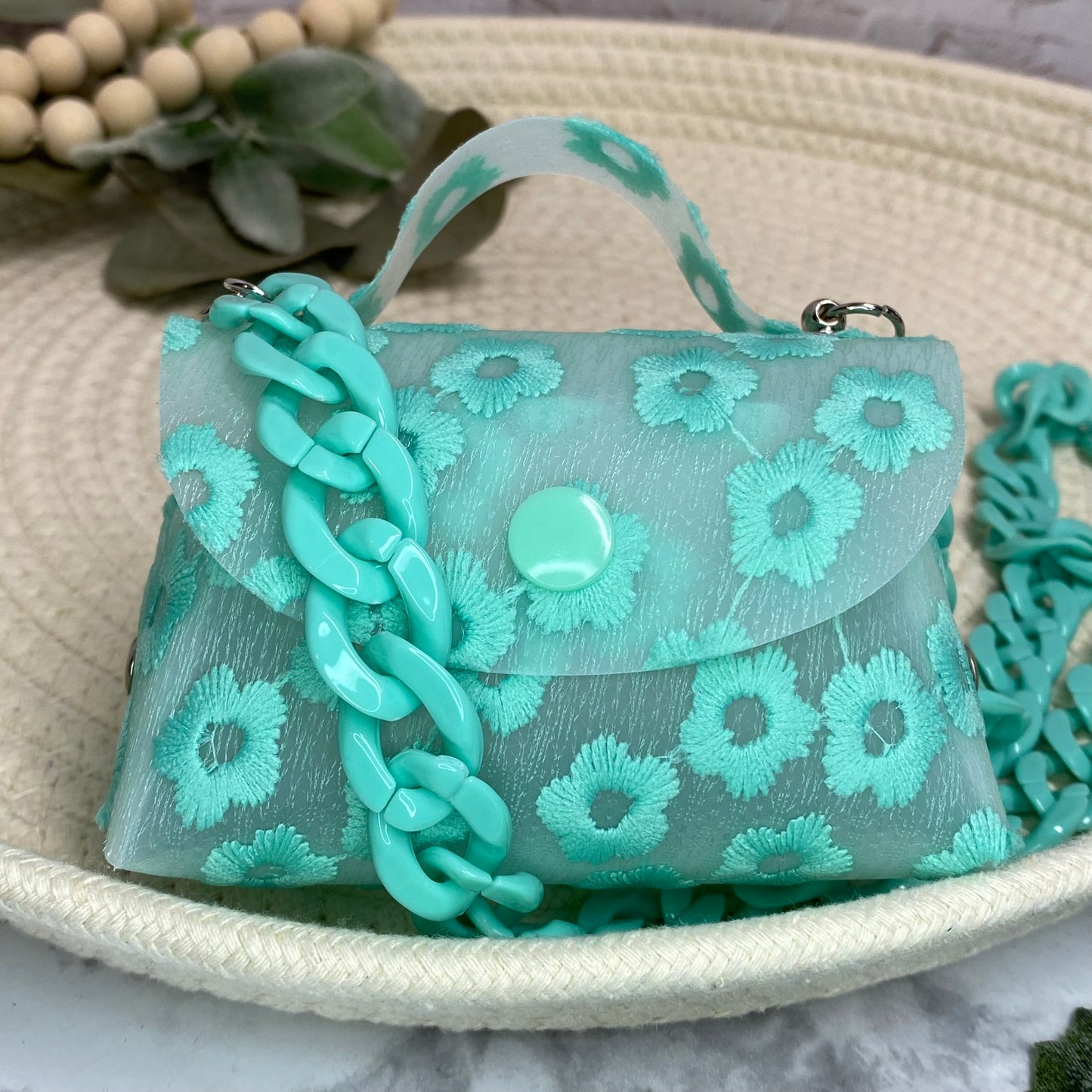 Darling Purse with Flowers