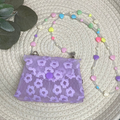 Scalloped Purse with Flowers