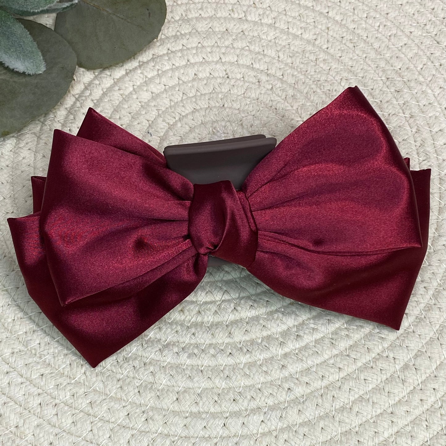 Satin Claw Clip Bow