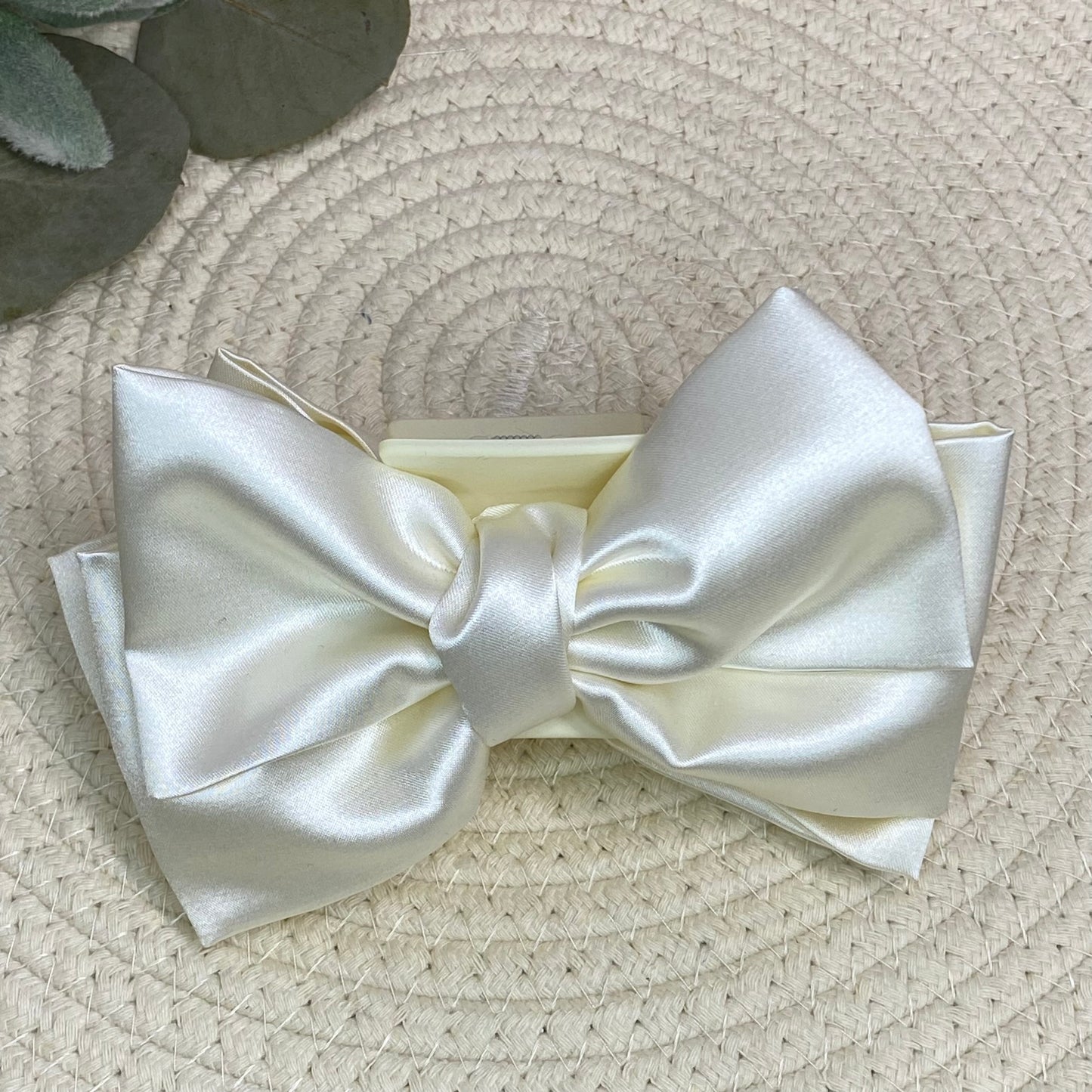 Satin Claw Clip Bow