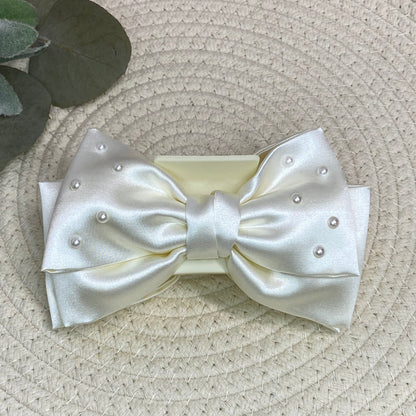 Satin Claw Clip Bow